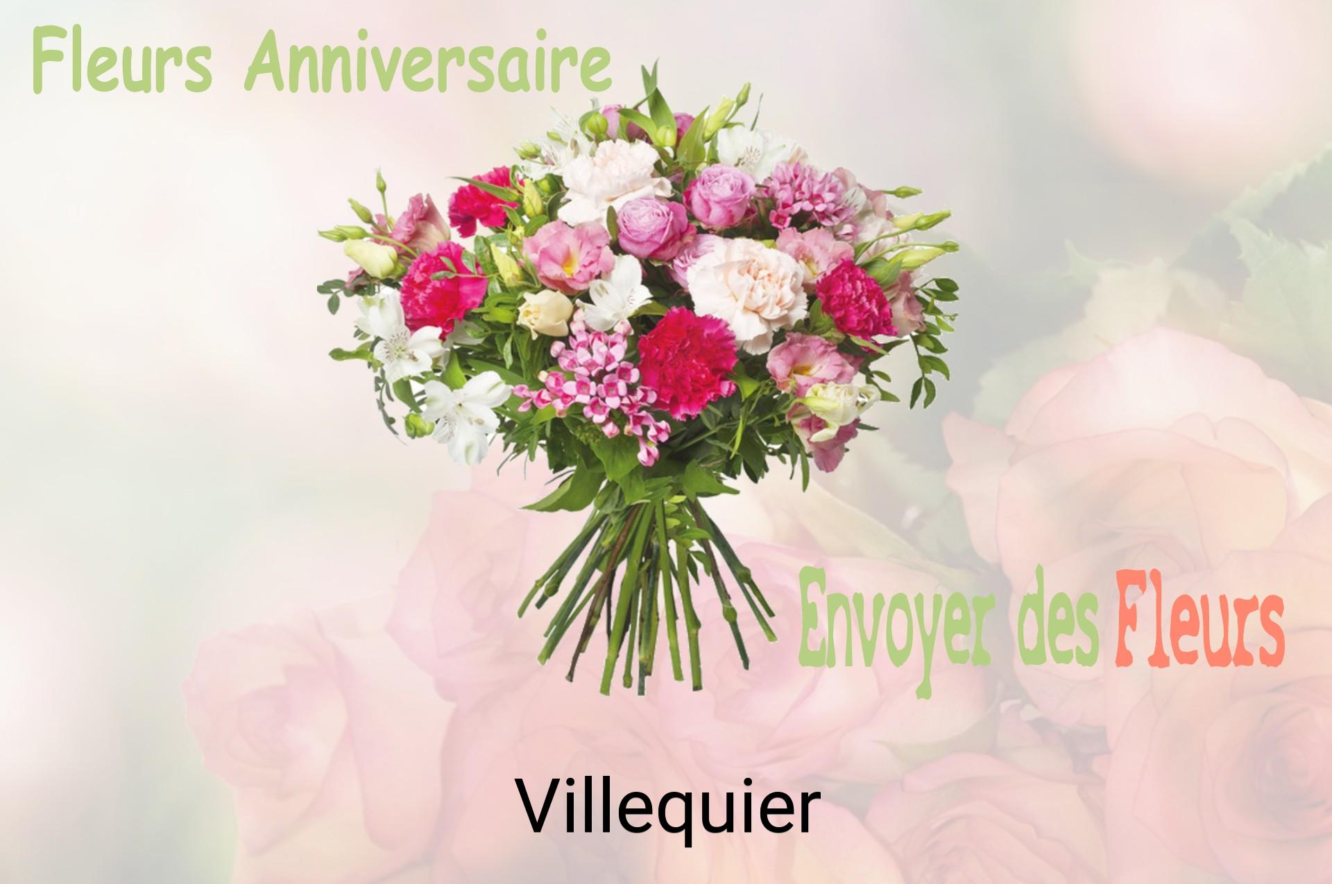 Bouquet de fleurs d’anniversaire livré à Villequier